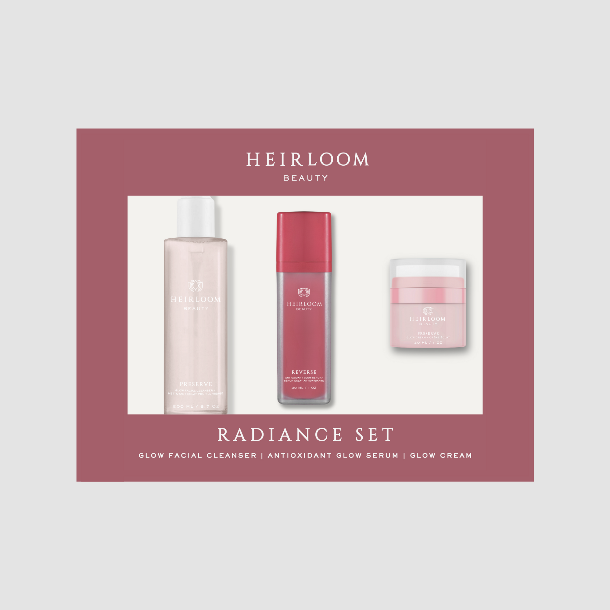 Radiance Set | Bundle for Adults - Heirloom Beauty
