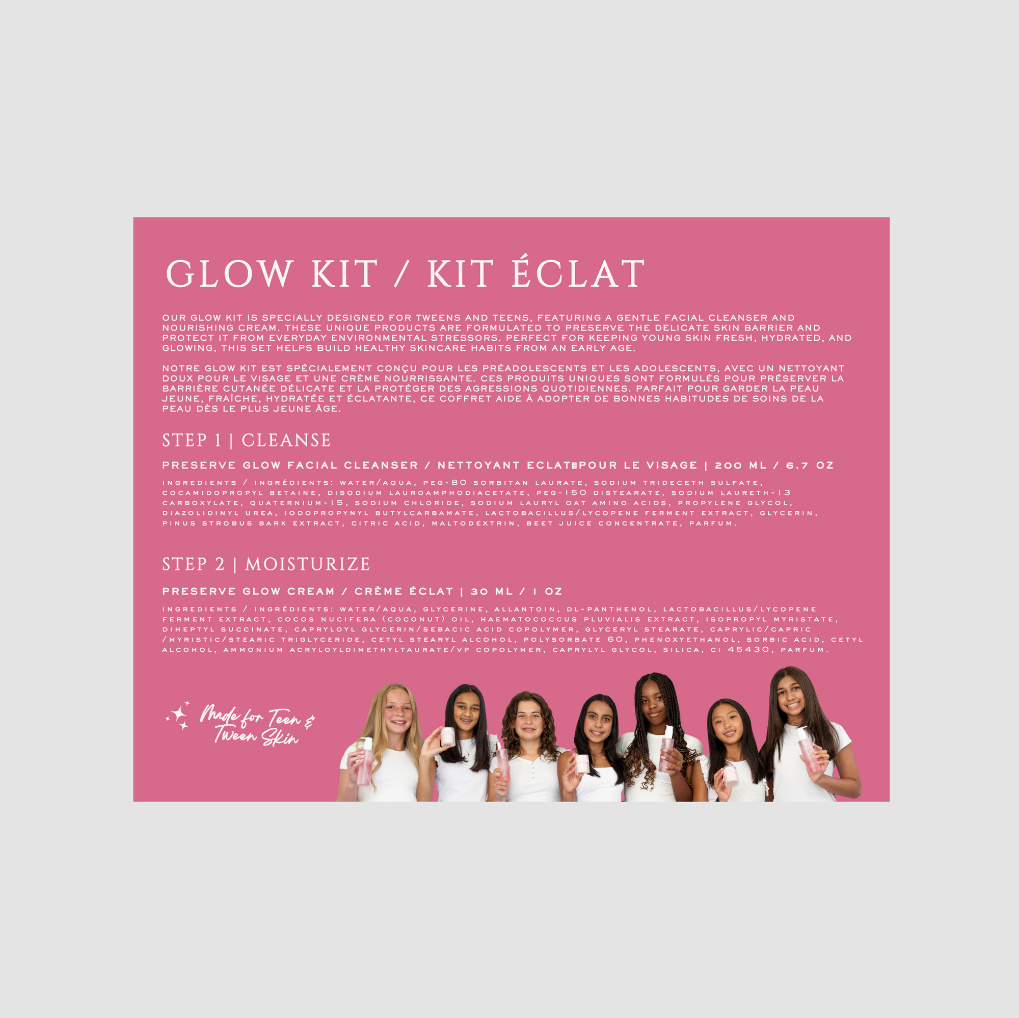Glow Kit | Teen & Tween Bundle - Heirloom Beauty